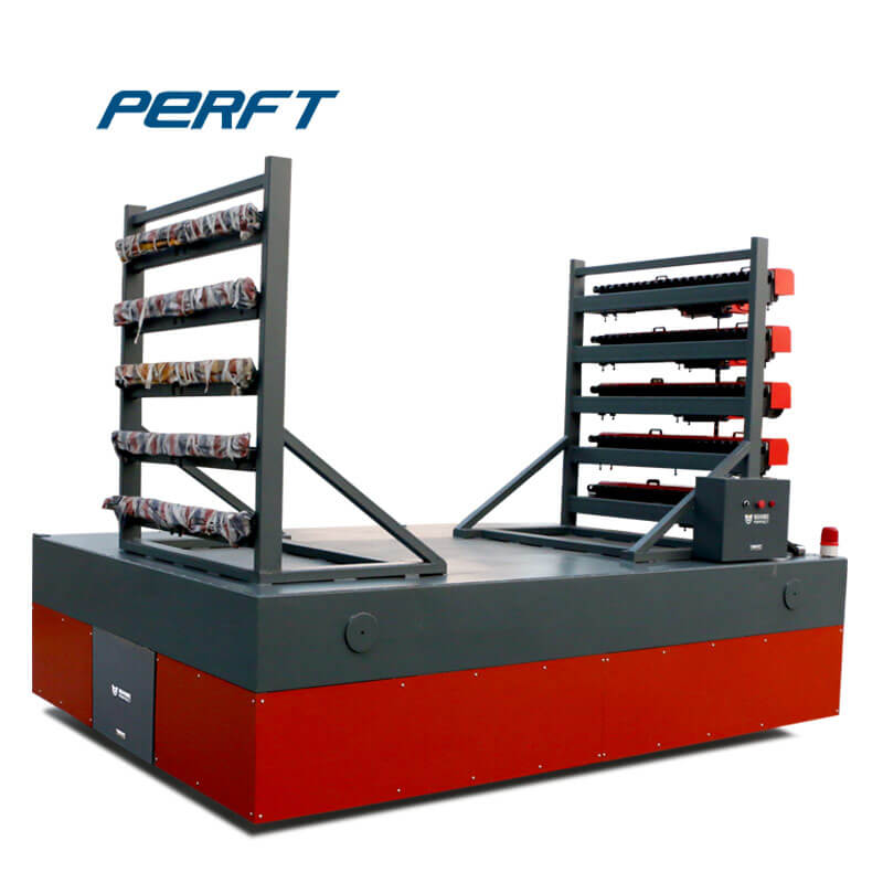 Factory Material Transfer Carriage For Steel Rolls Warehouse